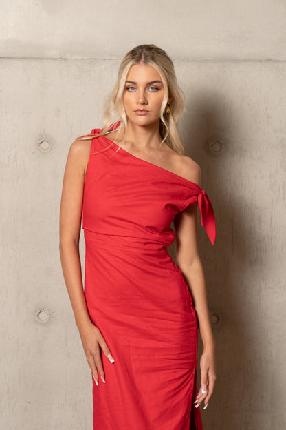 Ashley Drop Shoulder Midi Dress