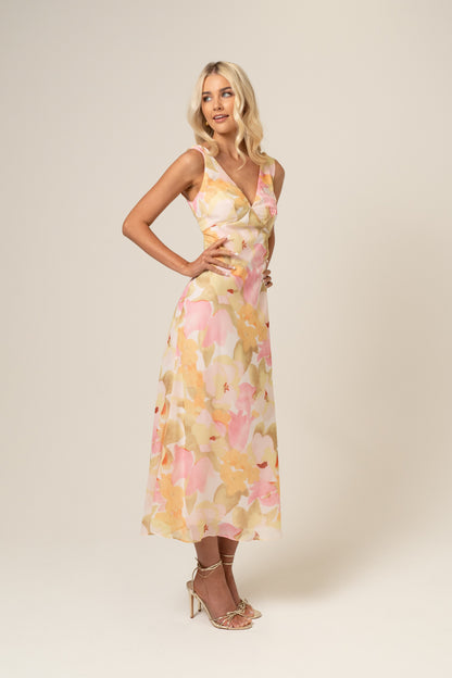 Bailey V-Neck Midi Dress